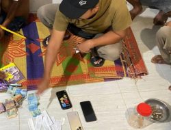 6 pria di Pringsewu di grebek polisi saat asik main judi togel