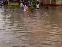 Banjir merendam di beberapa titik wilayah Pringsewu
