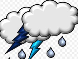 Bibit siklon 90S dekat Lampung ,sepekan kedepan hujan berpotensi lebat di sertai petir