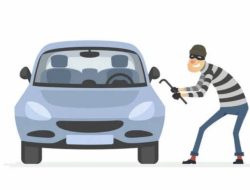 Residivis babak belur di tangkap warga , curi mobil dini hari di Pringsewu