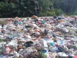 Gunungan Sampah Cemari Jalan Lintas Provinsi di Kampung Purwa Agung, Warga Keluhkan Bau Menyengat dan Minimnya Penanganan