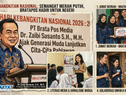 Hari Kebangkitan Nasional 2026: Pimpinan Redaksi Bratapos Dr. Zaibi Susanto Ajak Generasi Muda Lanjutkan Cita-Cita Pahlawan